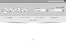 Tablet Screenshot of congoleum.com
